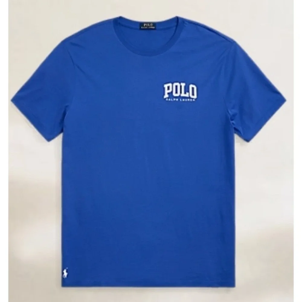 Polo Ralph Lauren Blue Long Jersey Short Sleeve T-Shirt Men's 3XLT NWT $65